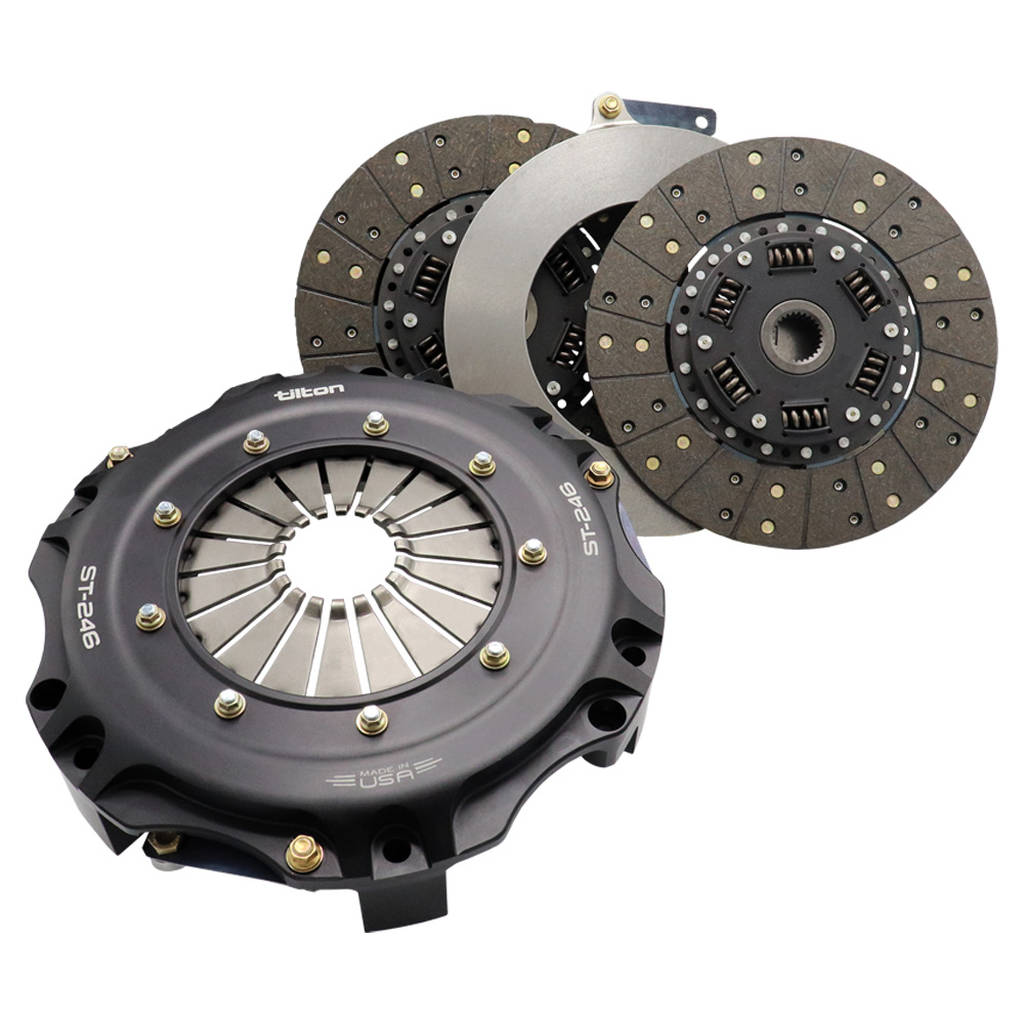 TILTON 69-402UG-36 CLUTCH, 246MM, 2 PL, UHR, GRAY, ORGANIC, SPRUNG HUBS, 26-SPLINE Photo-0 