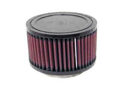 K&N RU-2420 UNIVERSAL Clamp-On Air Filter 3"FLG, 5"OD, 3"H Photo-0 