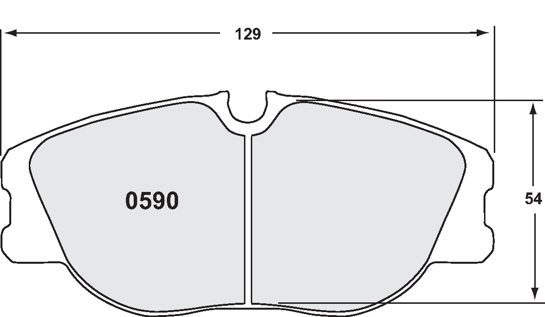 PFC 0590.97.19.44 Front brake pads RENAULT CLIO RS(II) 2.0 Photo-1 