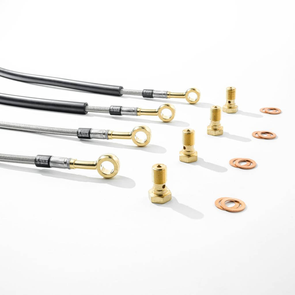 UNPLUGGED PERFORMANCE UP-M3MY-326-1.1 Sport Brake Line Set for Model 3 / Y for TESLA Model 3 / Y Photo-6 