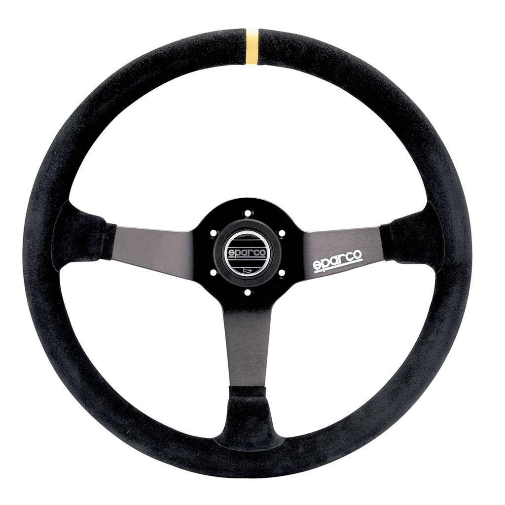 SPARCO 015R368MSN Steering wheel R368, suede, black, diam.380mm, reach 65mm Photo-0 