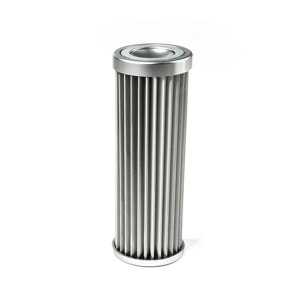 DEATSCHWERKS 8-02-160-005 In-line fuel filter element, stainless steel 5 micron. Fits DW 160mm housing. Universal Photo-0 