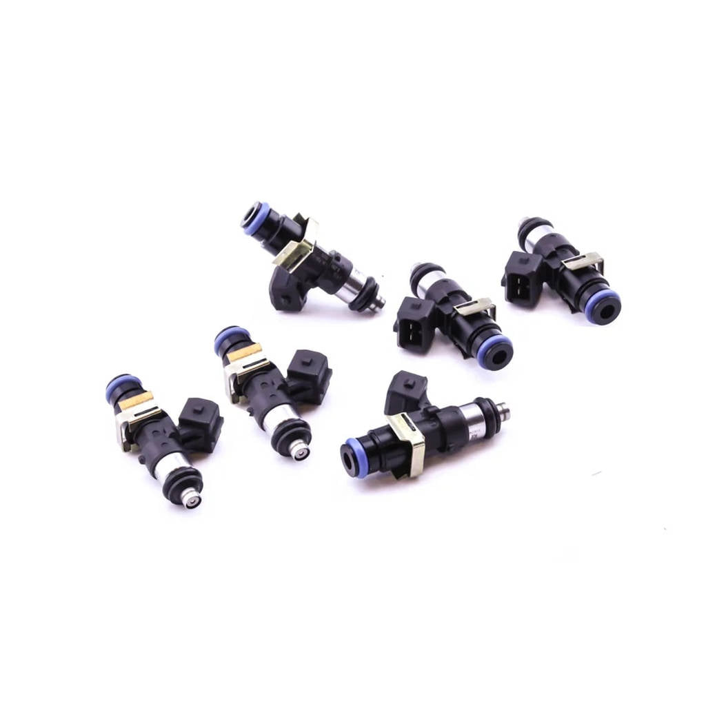 DEATSCHWERKS 16M-03-1500-6 Set of 6 1500cc Injectors for Honda Accord V6 2003-07, Acura TL 2004-08, and Nissan Patrol TB48 Photo-0 