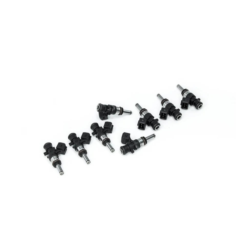 DEATSCHWERKS 16MX-00-1200-8 A Bosch EV14 Universal 40mm compact matched set of 8 injectors 1200cc (extended nozzle) Photo-0 