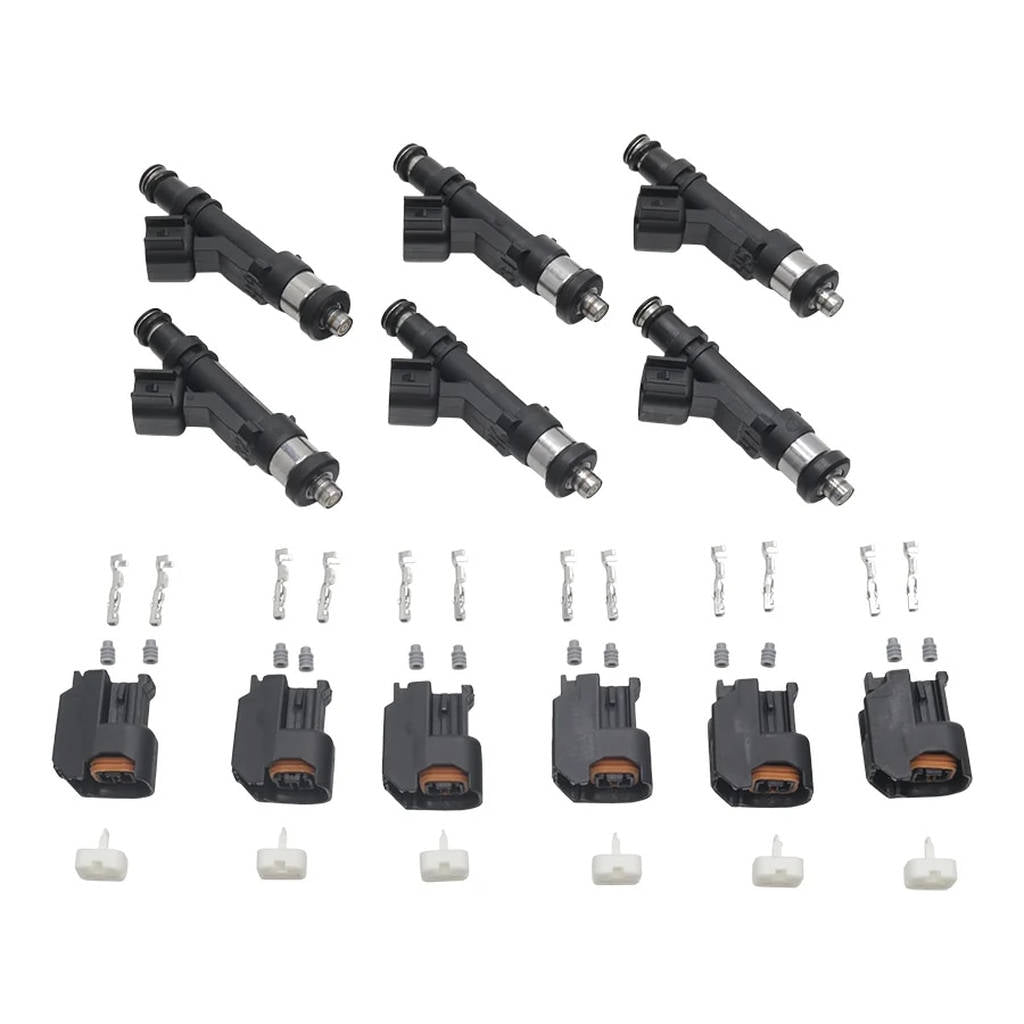 DEATSCHWERKS 18U-10-0800-6 Set of 6 800cc Injectors for Toyota Land Cruiser 4.5L 1FZ-FE 1990-2007 Photo-0 