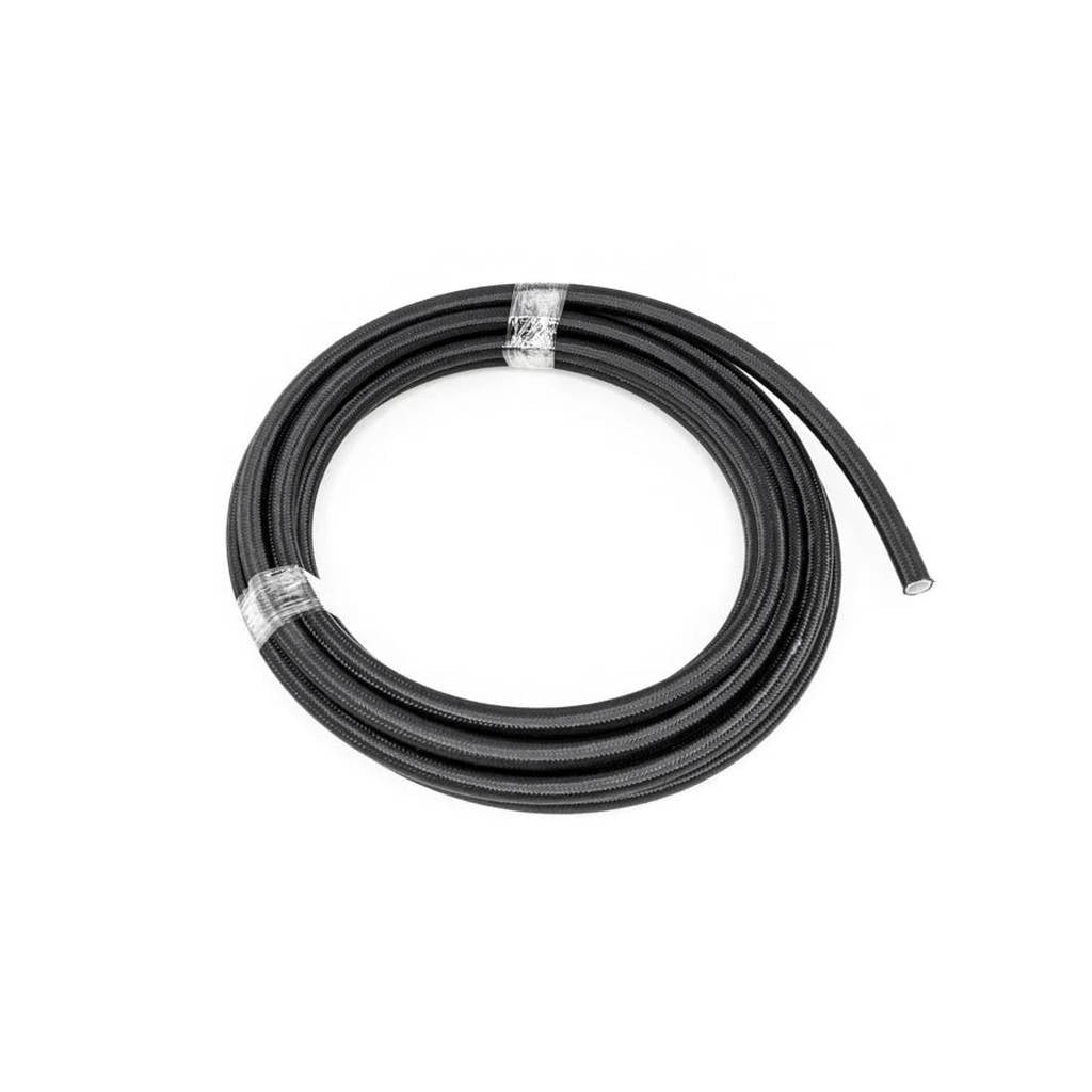 DEATSCHWERKS 6-02-0865-20 8AN Black Nylon Braided PTFE Hose, 20 feet Photo-0 