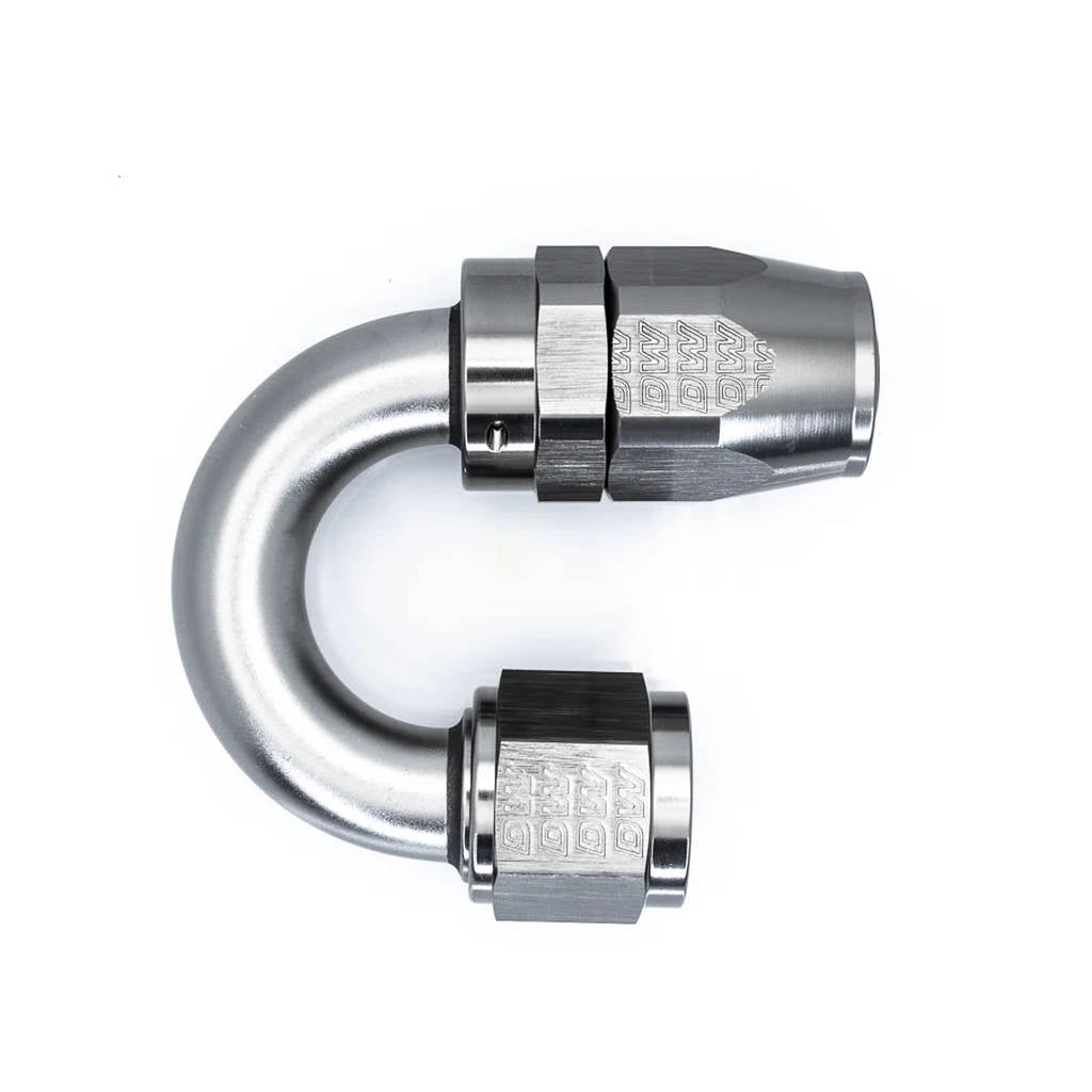 DEATSCHWERKS 6-02-0833 10 AN Female Flare Swivel 180-degree Hose End CPE, anodized DW titanium Photo-0 