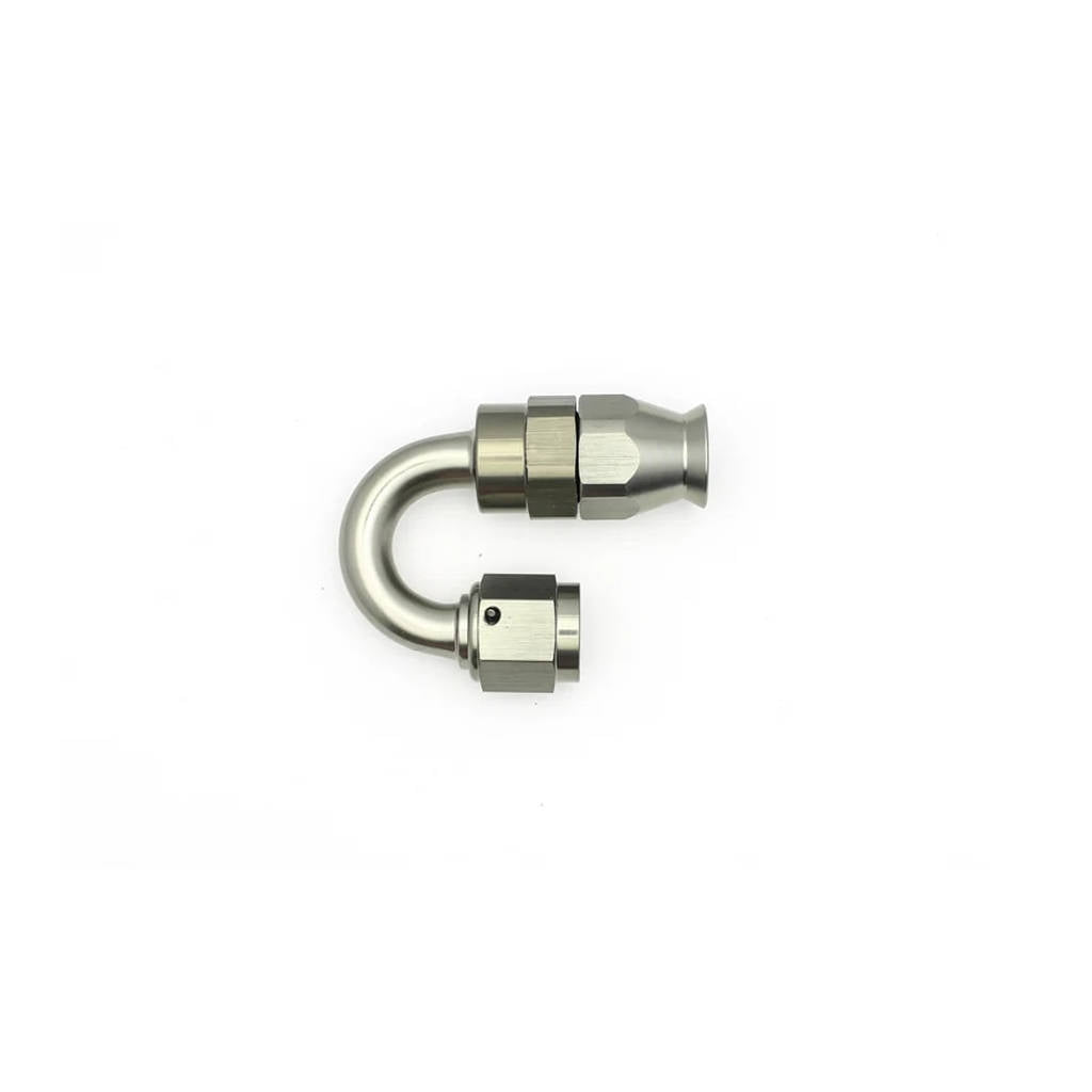 DEATSCHWERKS 6-02-0853 6AN Female Swivel 180-degree Hose End PTFE (incl 1 Olive Insert) Photo-0 