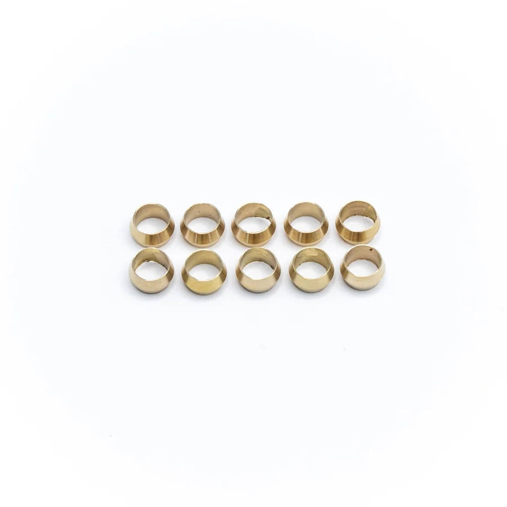 DEATSCHWERKS 6-02-0117 Replacement Hard Line Compression Olives, 5/16" (Pack of 10) Photo-0 