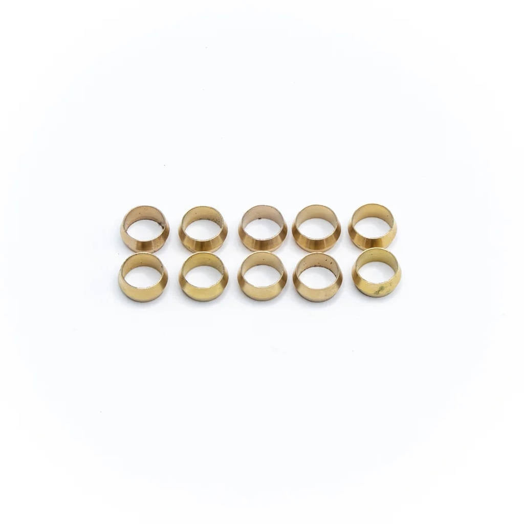 DEATSCHWERKS 6-02-0118 Replacement Hard Line Compression Olives, 3/8" (Pack of 10) Photo-0 
