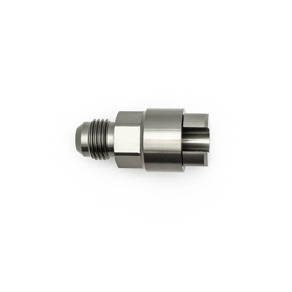 DEATSCHWERKS 6-02-0121 6AN Male Flare to 5/16" Female EFI Quick Connect Adapter Photo-0 