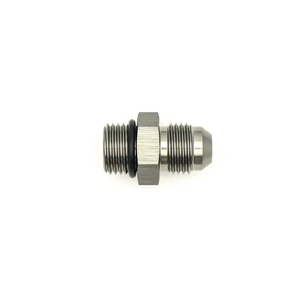 DEATSCHWERKS 6-02-0404 6AN ORB Male to 6AN Male Flare Adapter (incl O-Ring) Photo-0 