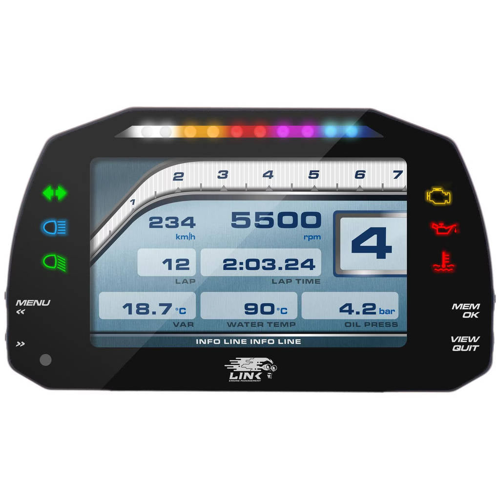 LINK ECU 100-0168 AIM MXS 5" Dash - Street Edition Photo-1 