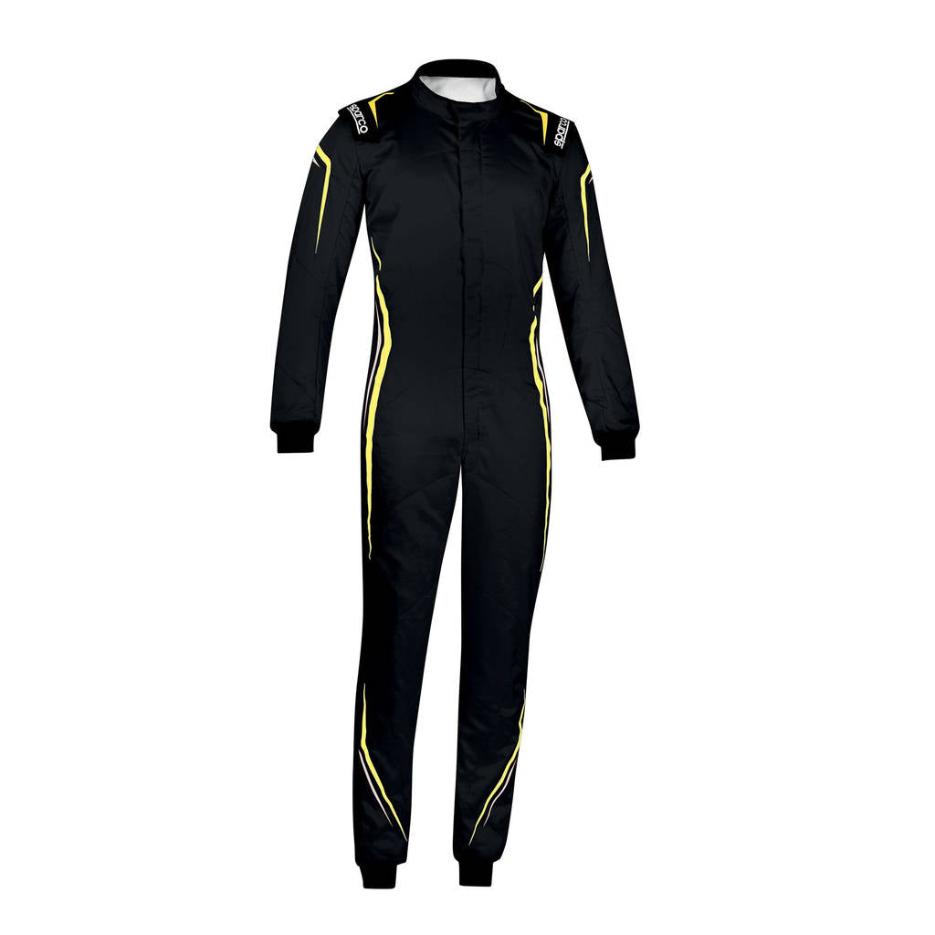 SPARCO 00114666NRGF Racing suit PRIME (R568), FIA 8856-2018, black/yellow, size 66 Photo-0 