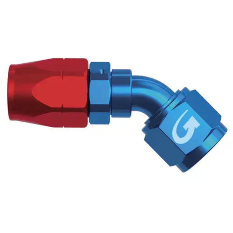 GOODRIDGE 236-4506 Fitting 45° hose 200-06, internal thread 9/16x18, allum Photo-0 