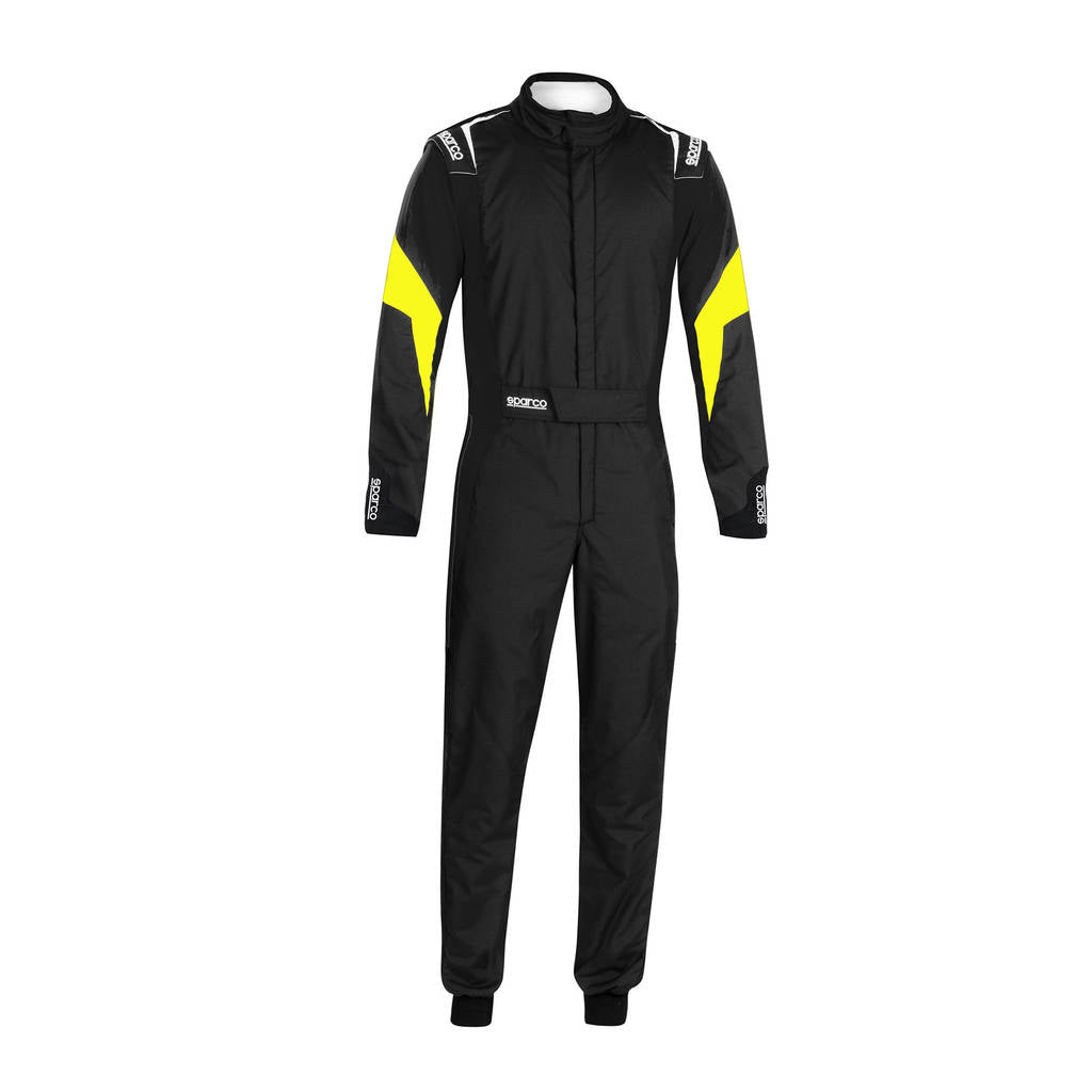 SPARCO 00114450NRGF COMPETITION Racing suit 2022, FIA 8856-2018, black/yellow, size 50 Photo-0 