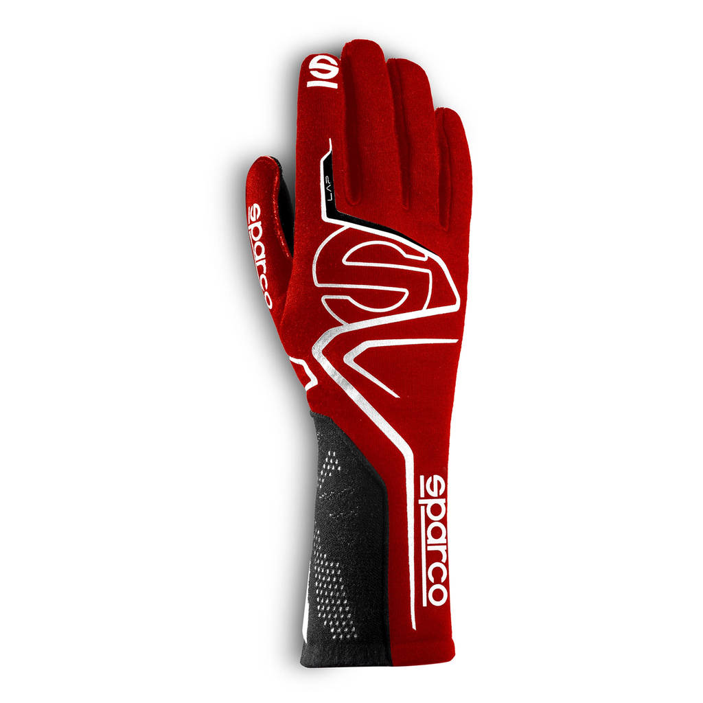 SPARCO 00131612RSNR LAP Racing gloves, FIA 8856-2018, red/black, size 12 Photo-0 