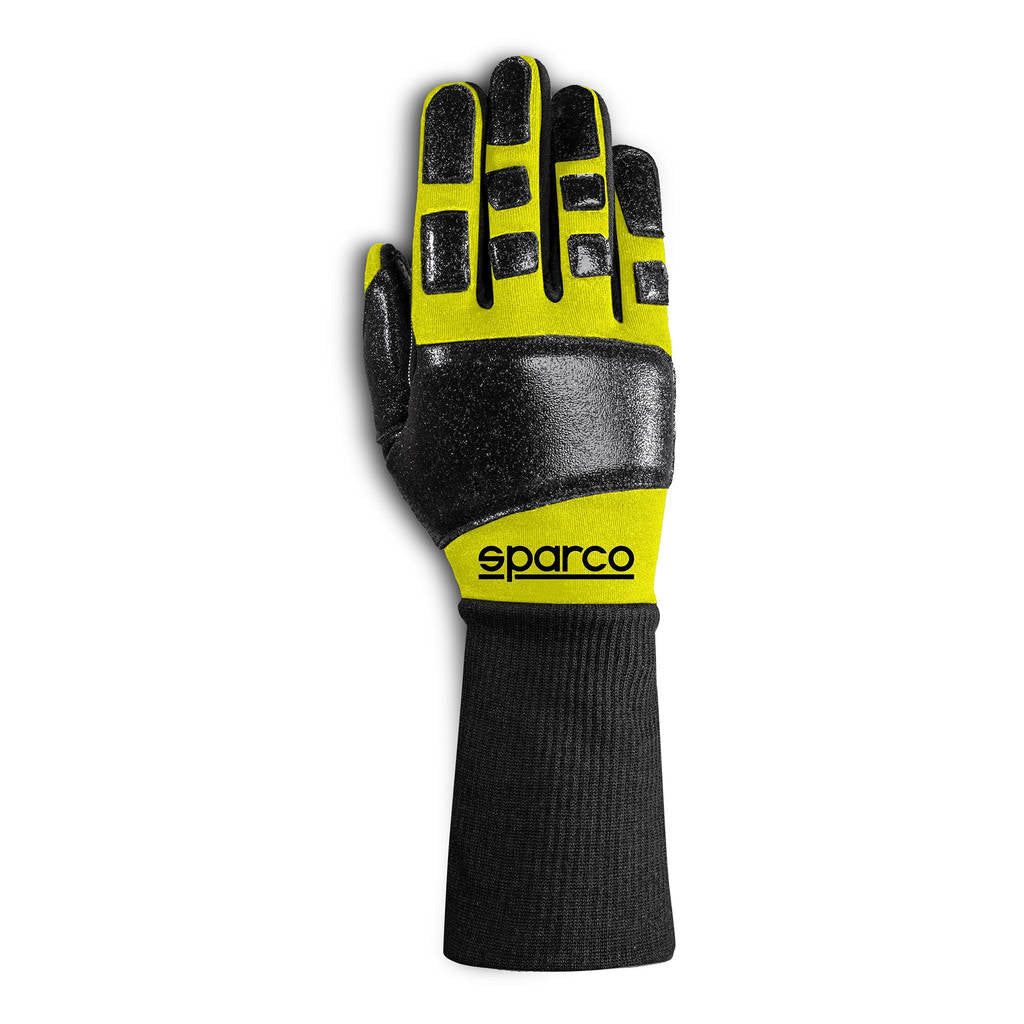 SPARCO 00131710GF R-MECA Gloves, FIA 8856-2018, yellow, size 10 Photo-0 