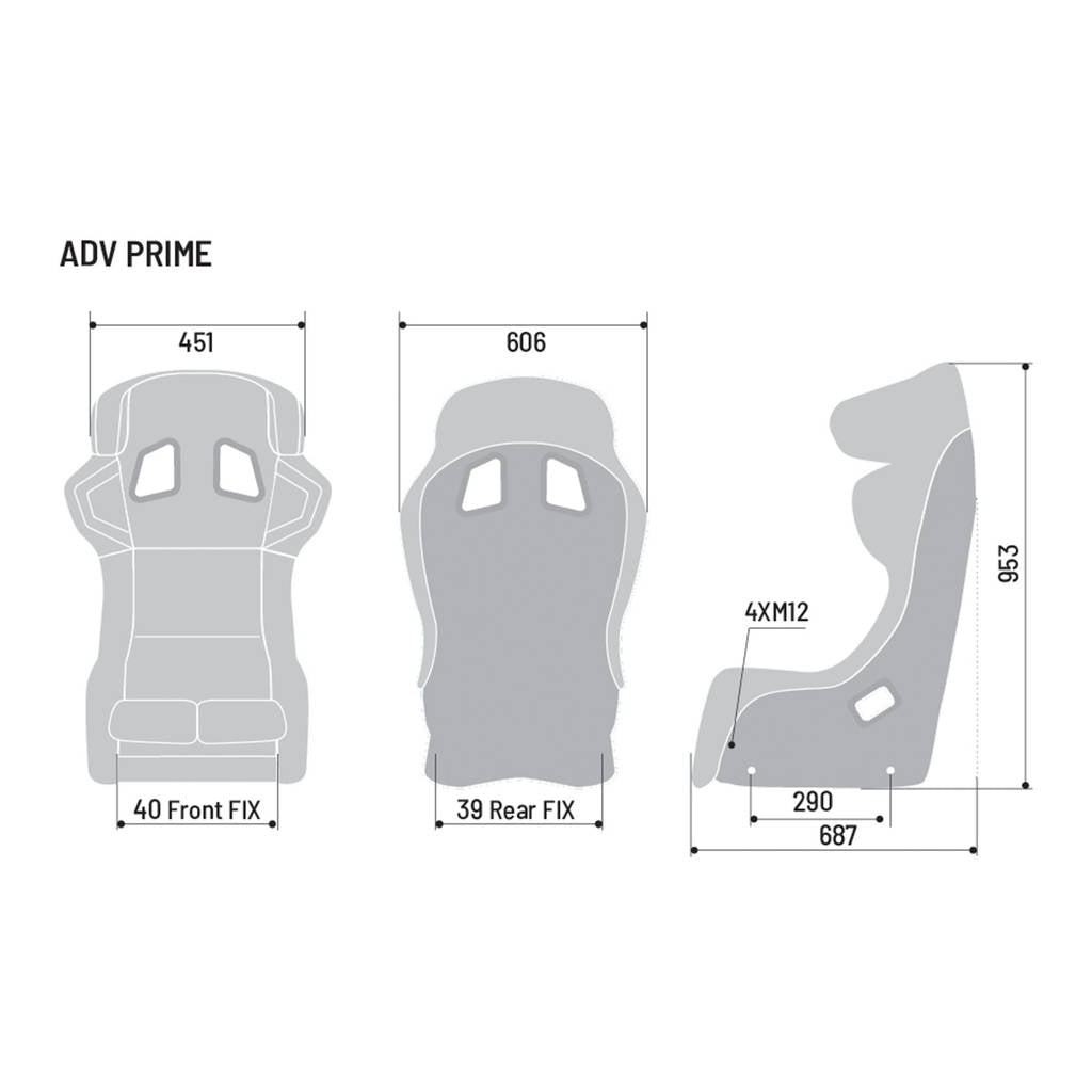 SPARCO 008033ZNR ADV PRIME Racing seat, FIA 8862-2009, carbon Photo-2 