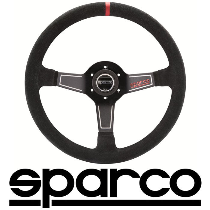 SPARCO 015L750SC Steering wheel L575, suede, black, diam.350mm, reach 63mm Photo-0 