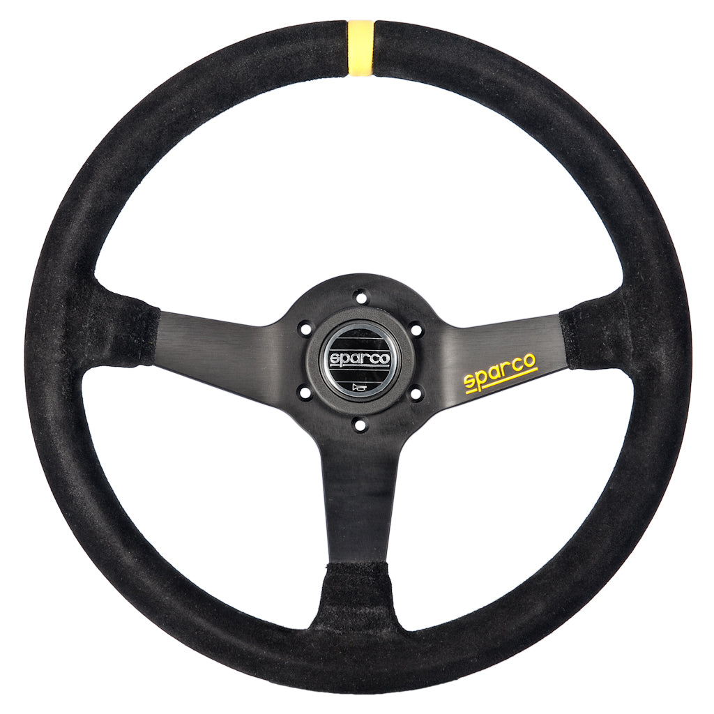 SPARCO 015R345MSN Steering wheel R345, suede, black, diam.350mm, reach 63mm Photo-0 