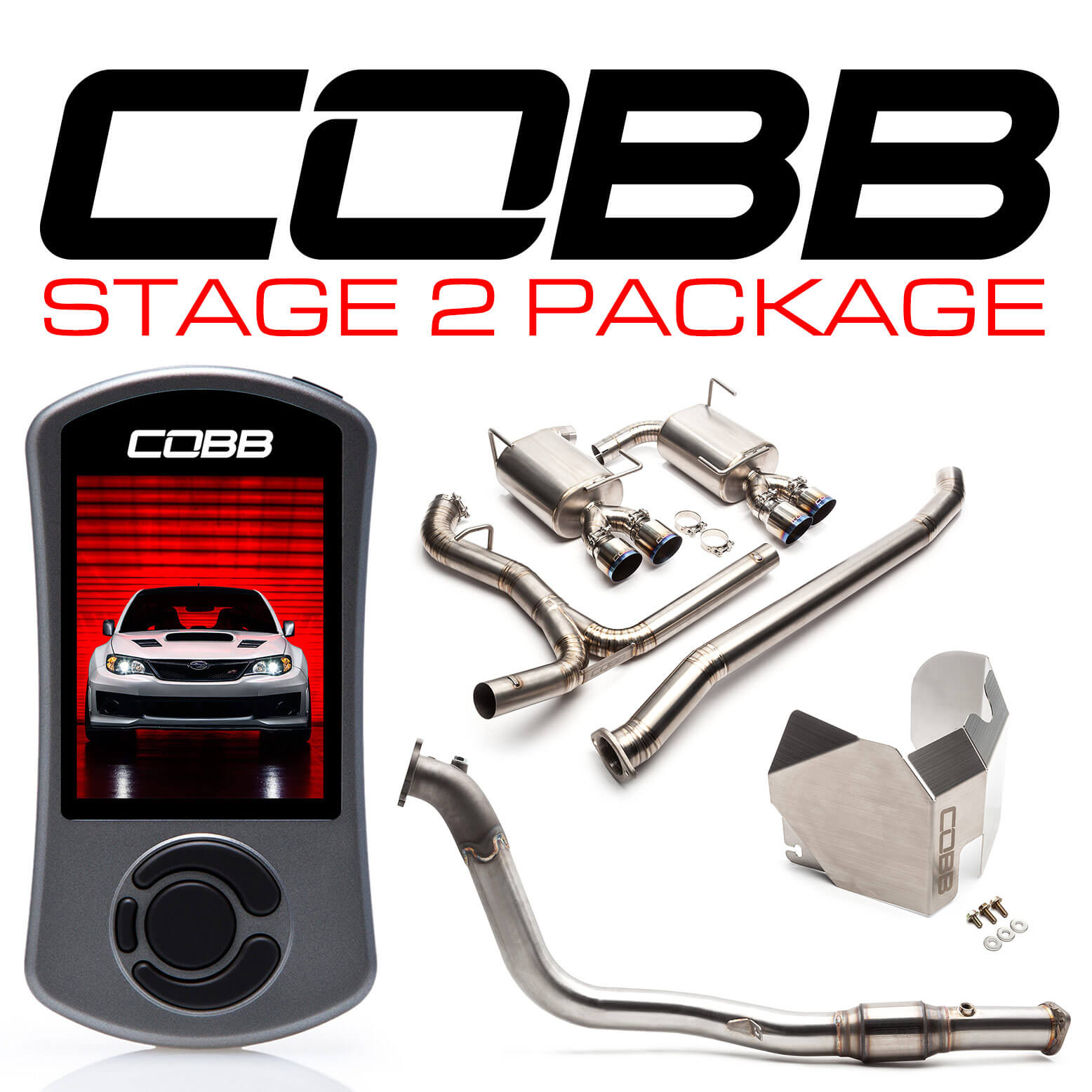 COBB 615X82TI SUBARU Stage 2 Power Package Titanium STI Sedan 2011-2014 Photo-0 