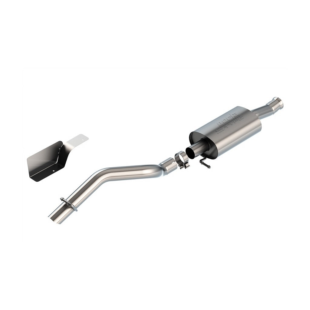 BORLA 140861 Exhaust System Cat-Back S-Type, 2.75" (2.75" Turndown Tip) for JEEP Wrangler 2.0L (JL) 2018- Photo-0 
