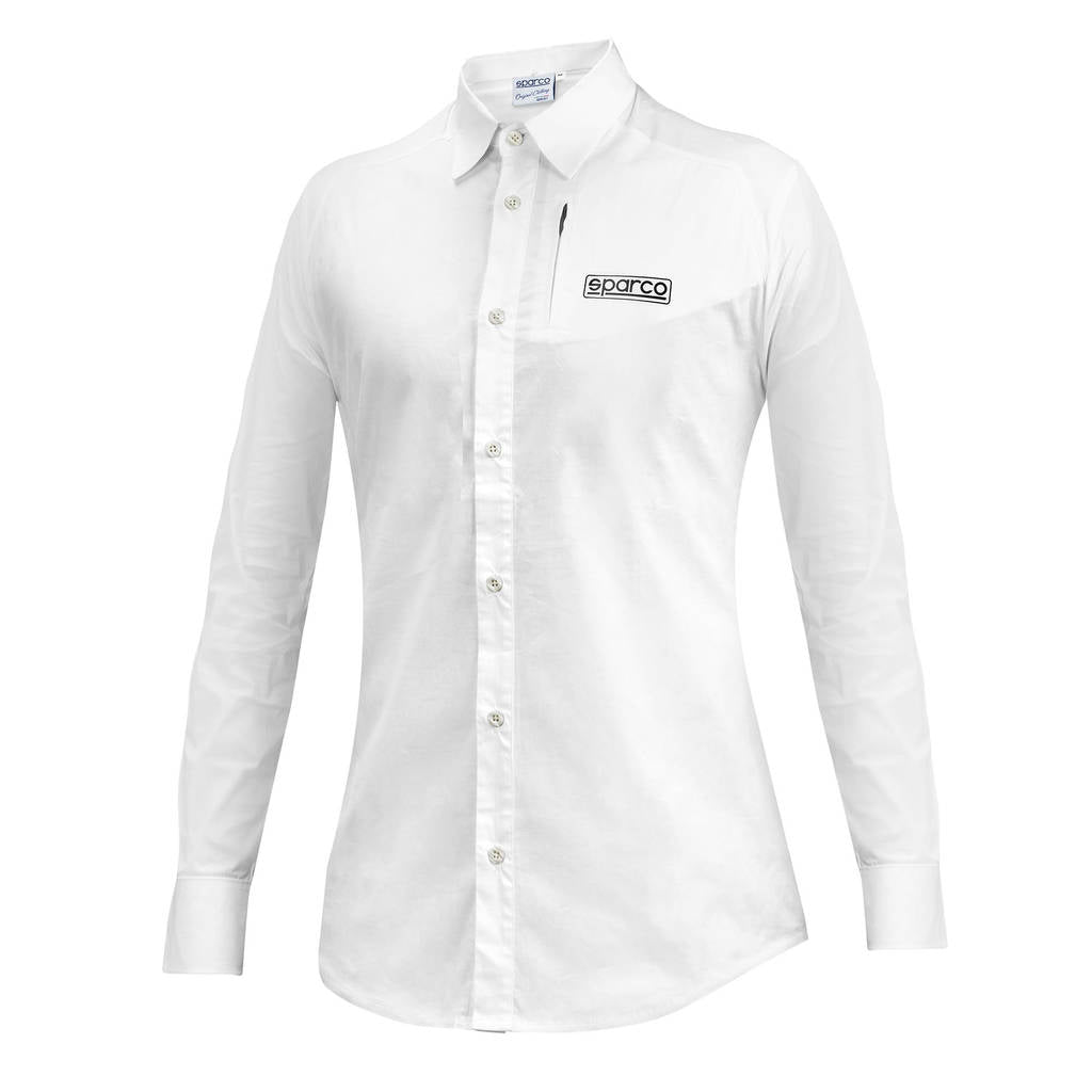 SPARCO 01369BI0XXS WOMAN SHIRT, white, size XXS Photo-0 