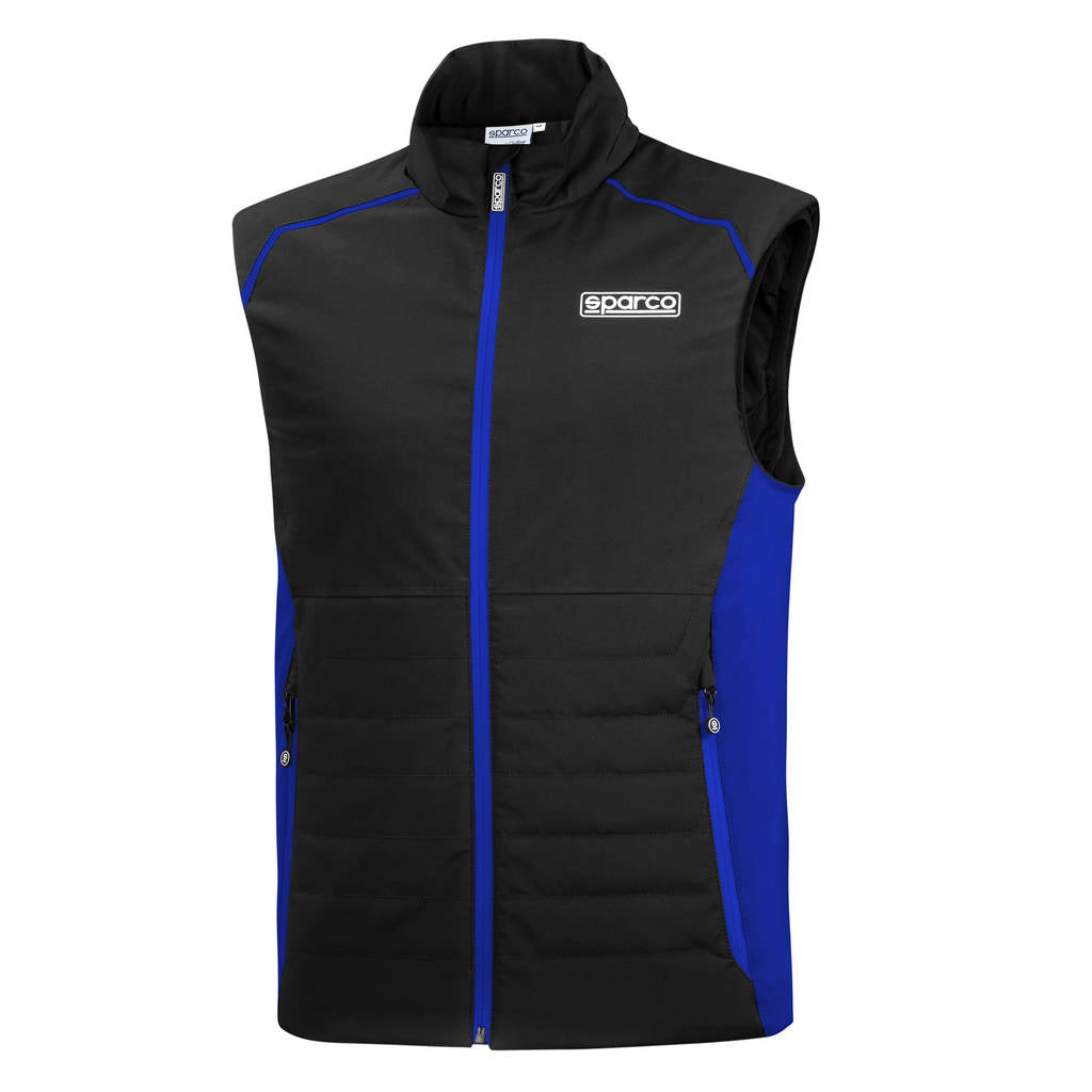 SPARCO 01362NRAZ2M VEST Waistcoat, black/blue, size M Photo-0 