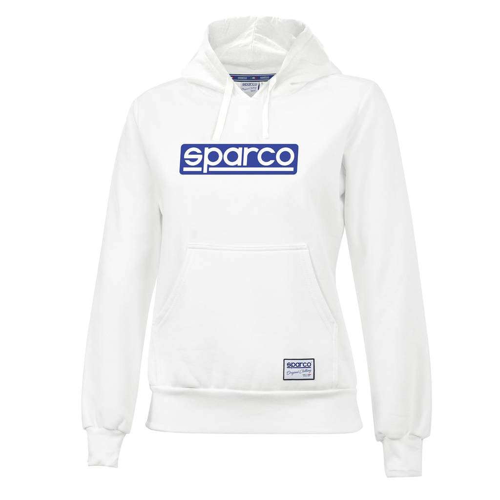SPARCO 01319BI2M HOODIE LADY "ORIGINAL", white, size M Photo-0 