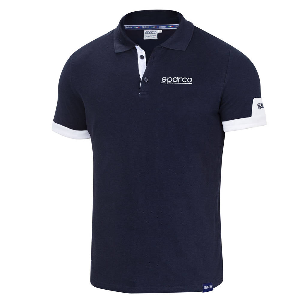 SPARCO 01322BM3L POLO "CORPORATE", navy blue, size L Photo-0 