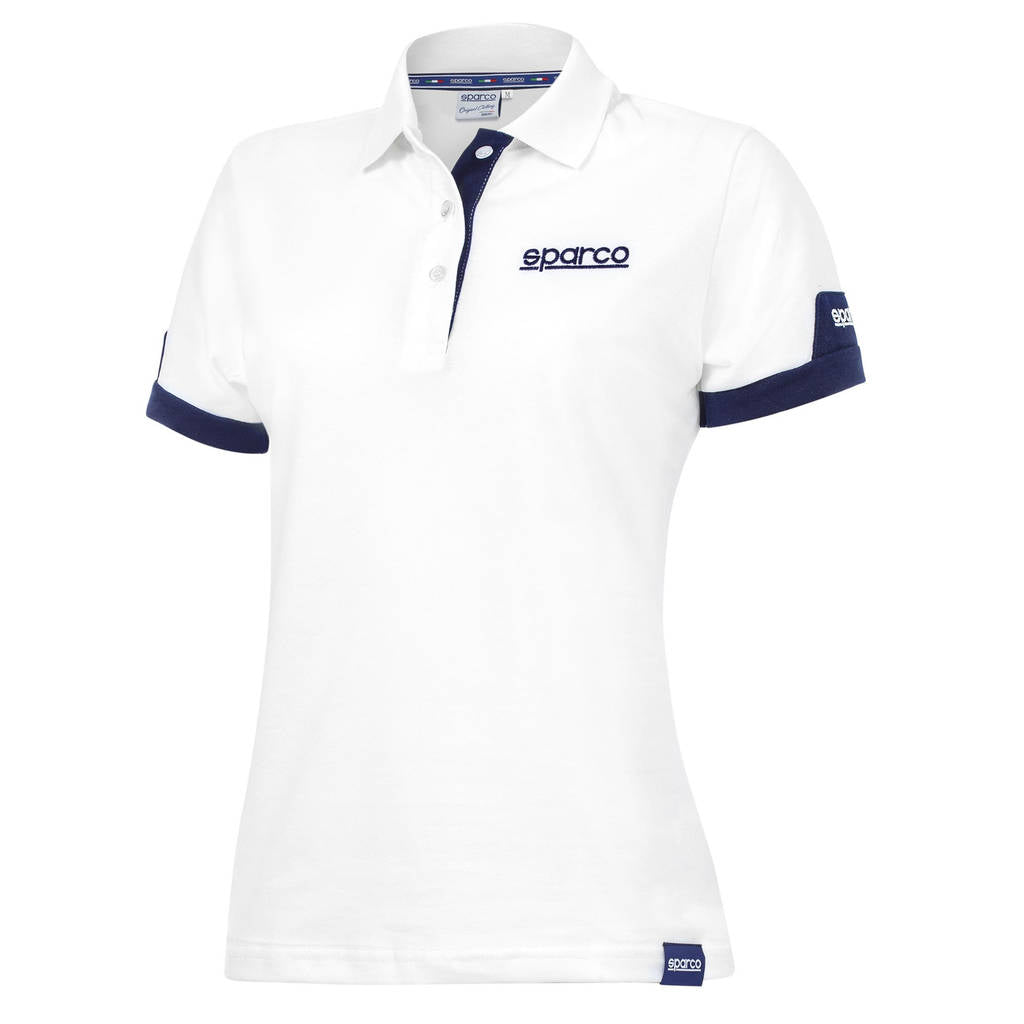 SPARCO 01323BI1S POLO LADY "CORPORATE", white, size S Photo-0 