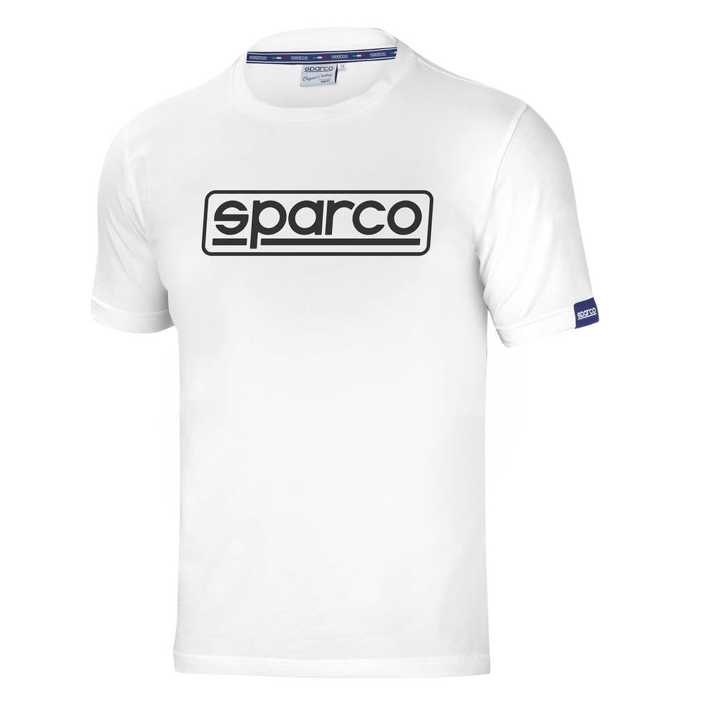 SPARCO 01324BI1S T-SHIRT "FRAME", white, size S Photo-0 