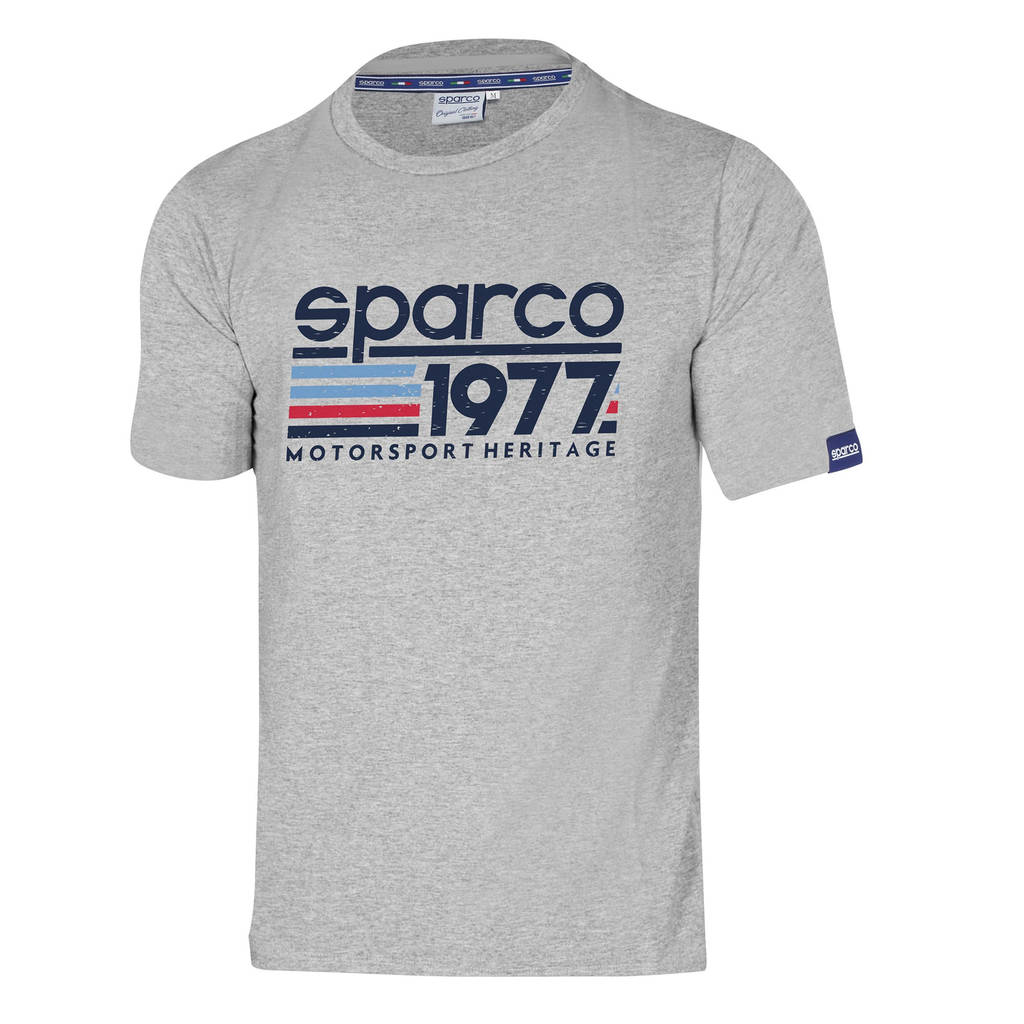 SPARCO 01329GR2M T-SHIRT "1977", grey, size M Photo-0 