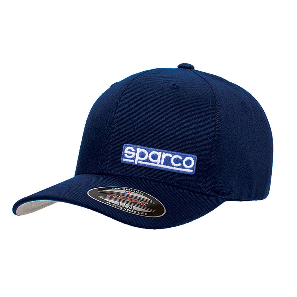 SPARCO 01357BM2SM BASEBALL CAP FLEXFIT, navy blue, size S/M Photo-0 