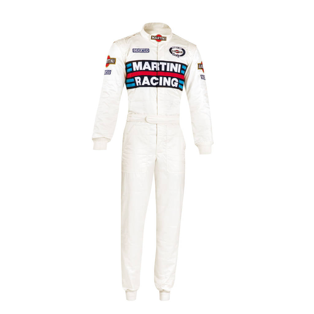 SPARCO 001144MR66BI MARTINI RACING Replica suit (R567), FIA8856-2018, white, size 66 Photo-0 