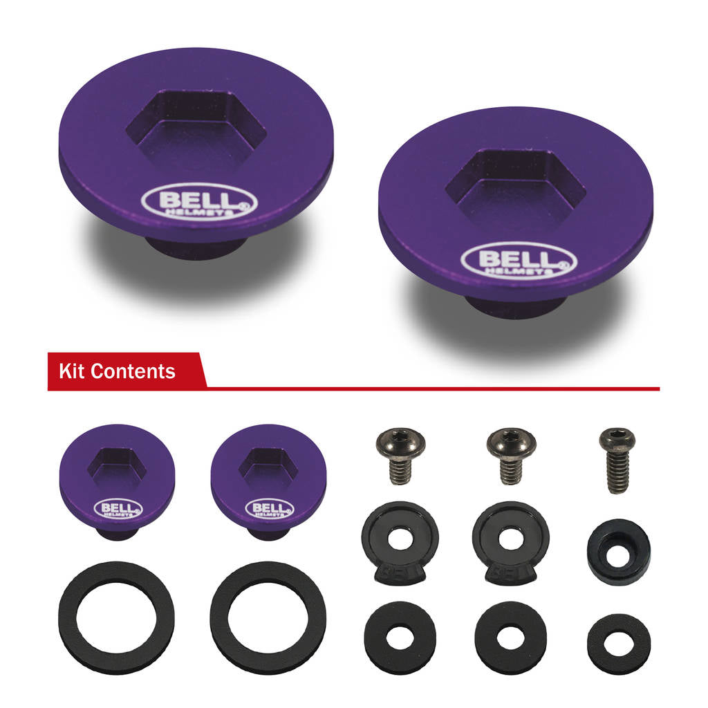 BELL 2020073 SV (SE06) Pivot kit & Screws, red Photo-3 