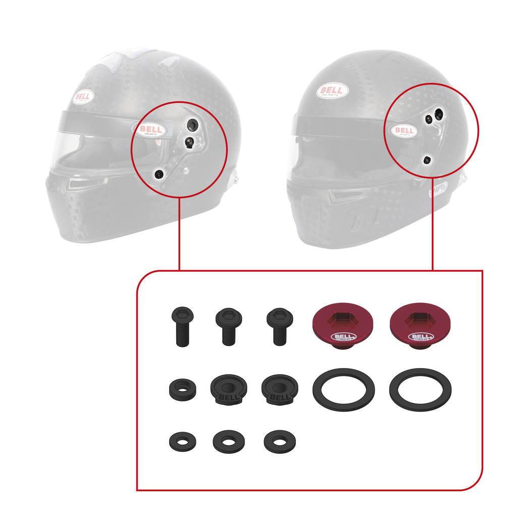 BELL 2020073 SV (SE06) Pivot kit & Screws, red Photo-12 
