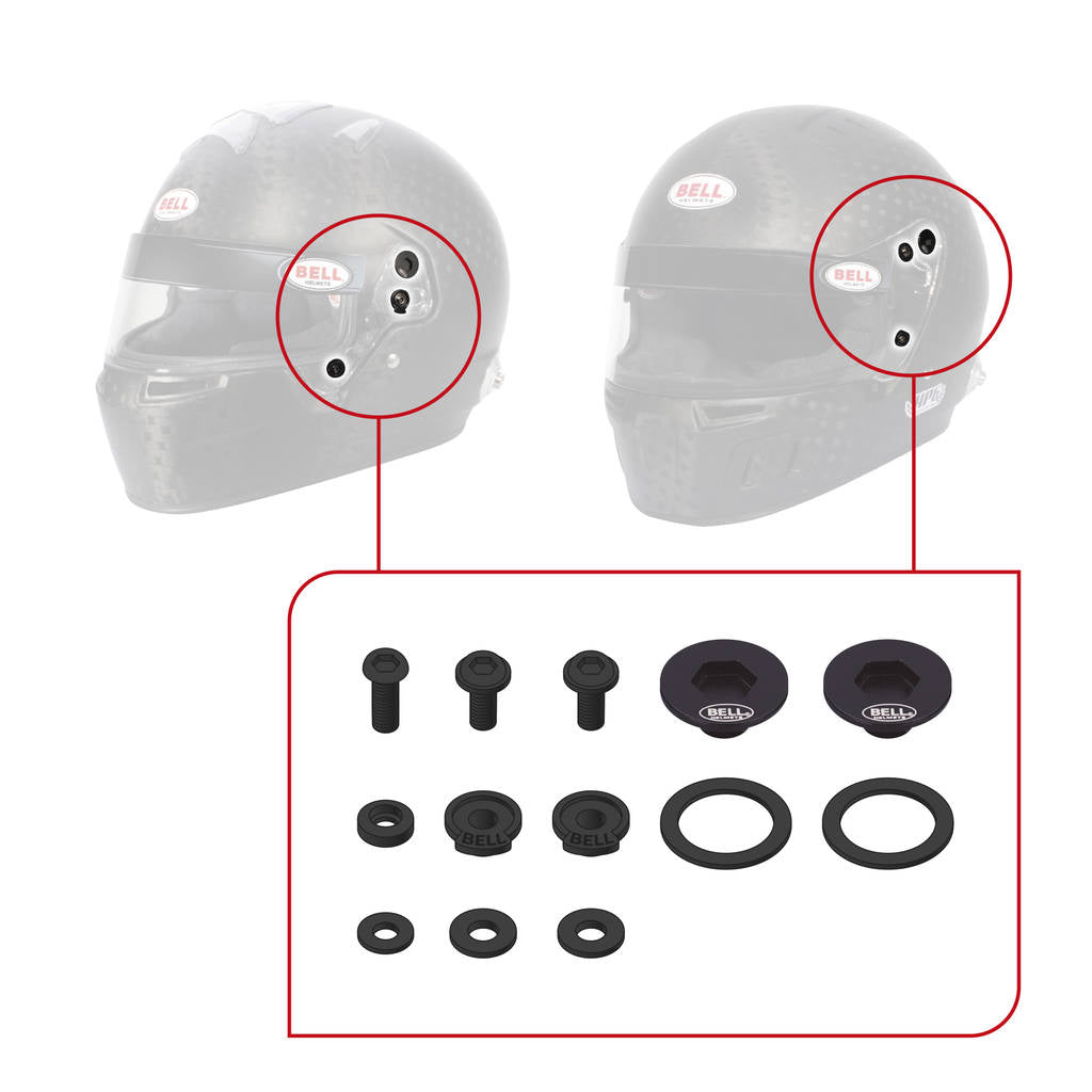 BELL 2020076 SV (SE06) Pivot kit & Screws, purple Photo-8 