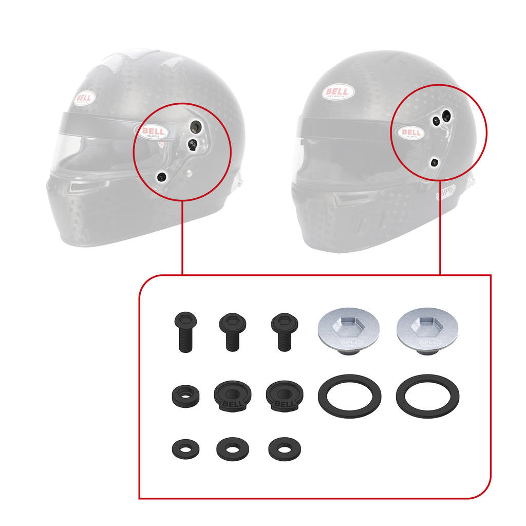 BELL 2020076 SV (SE06) Pivot kit & Screws, purple Photo-14 