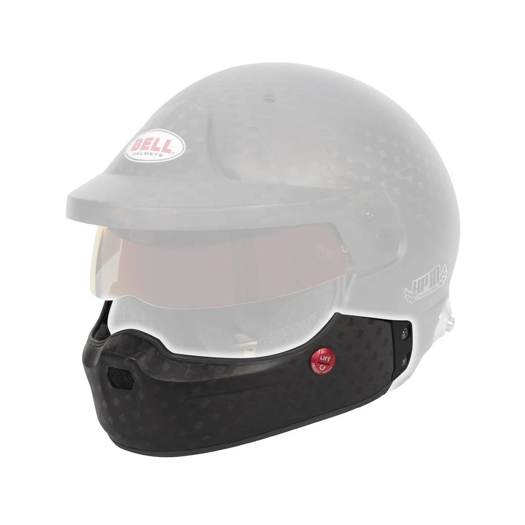 BELL 2081823 Full chin bar kit for HP10/HP10 RALLY helmet, matte carbon Photo-0 