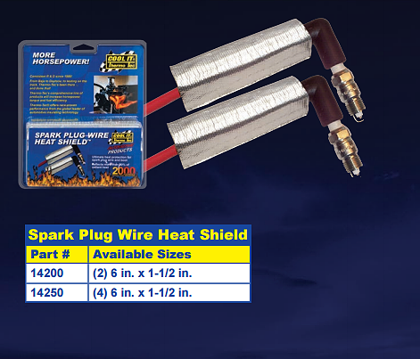 THERMO-TEC 14250 Dual Layer Plug Wire Heat Shield -4pcs. Photo-0 