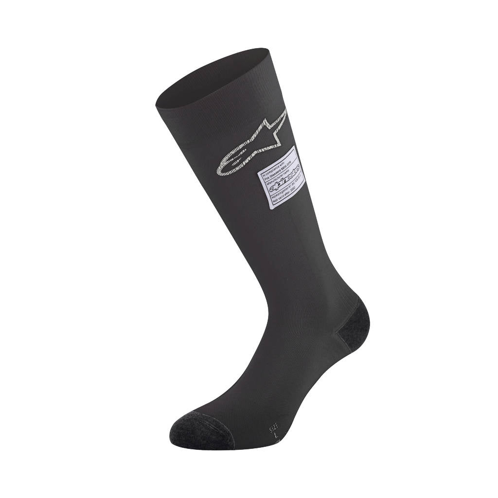 ALPINESTARS 4704323_10_L ZX V4 Racing socks, FIA 8856-2018, black, Size L Photo-0 