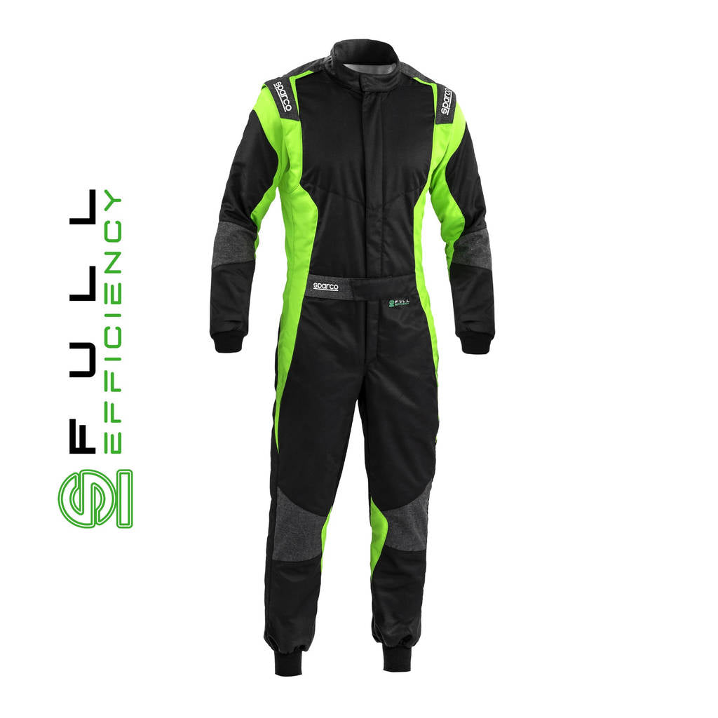 SPARCO 00115564NRVF FUTURA Racing suit, FIA 8856-2018, black/green, size 64 Photo-0 