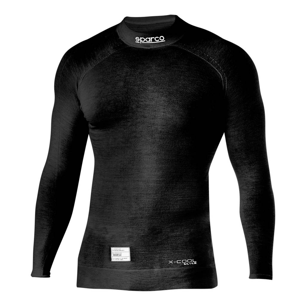 SPARCO 001789MNR2M Racing Top underwear RW-11 EVO, FIA 8856-2018, black, size M Photo-0 