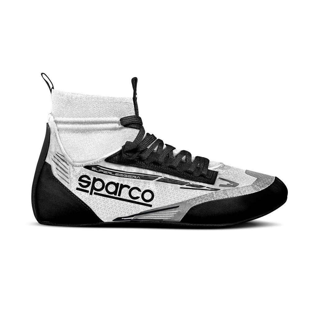 SPARCO 0012A338BINR SUPERLEGGERA (Fabric) Racing shoes, FIA 8856/2018, white/black, size 38 Photo-0 