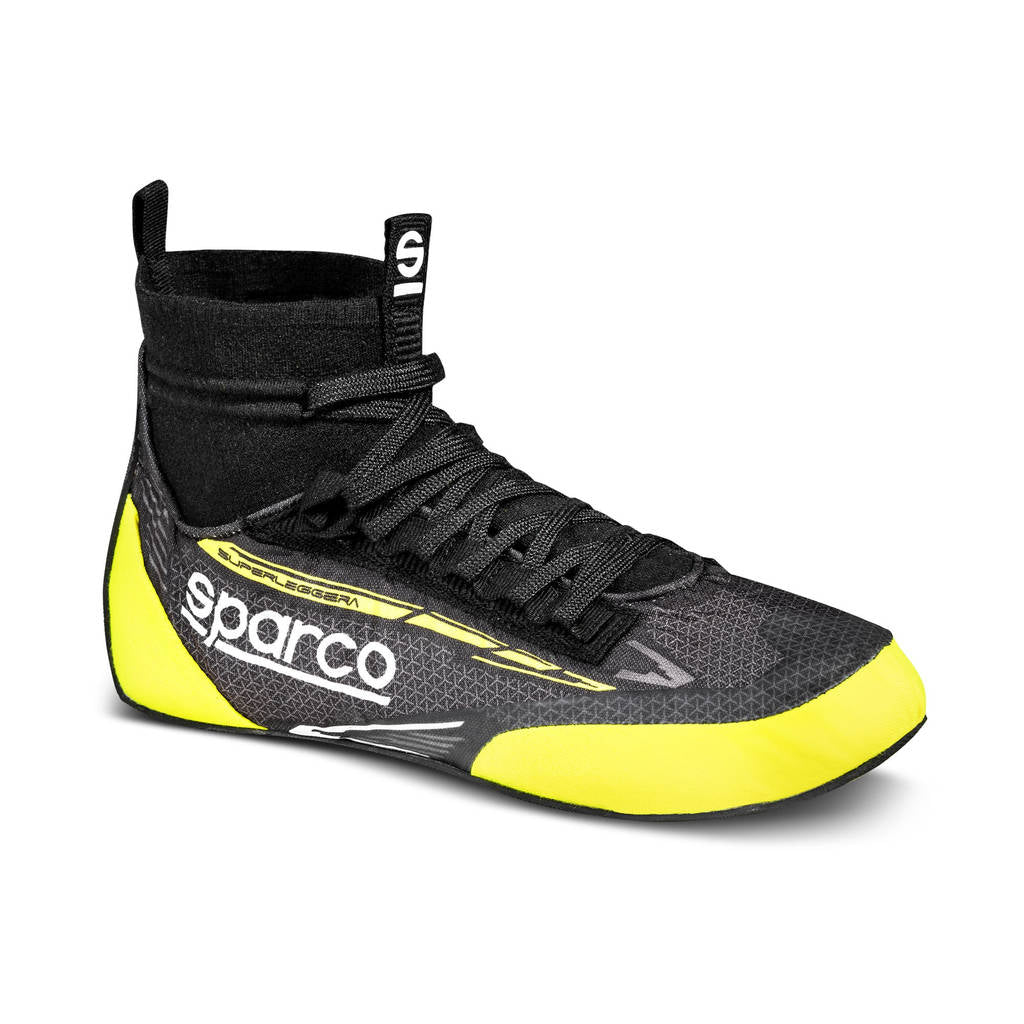SPARCO 0012A342NRGF SUPERLEGGERA (Fabric) Racing shoes, FIA 8856/2018, black/yellow, size 42 Photo-1 