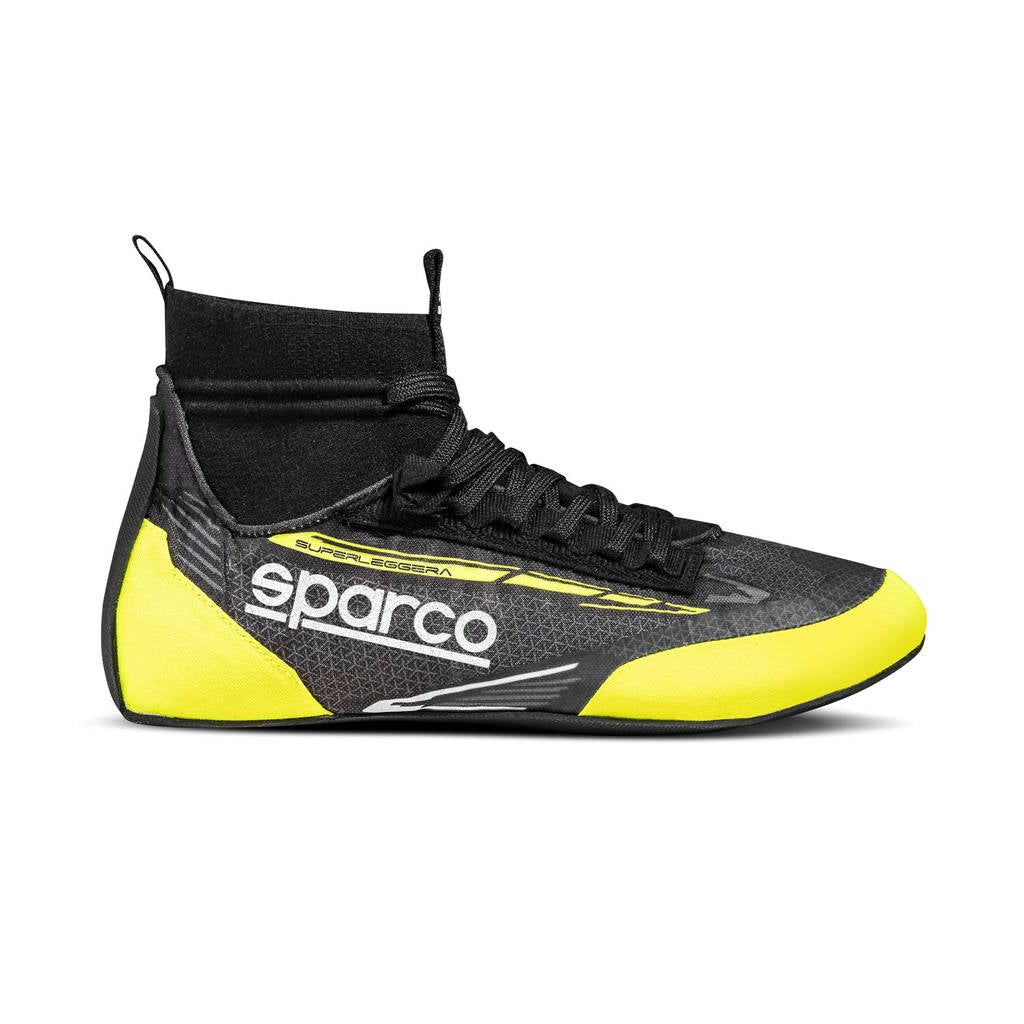 SPARCO 0012A345NRGF SUPERLEGGERA (Fabric) Racing shoes, FIA 8856/2018, black/yellow, size 45 Photo-0 