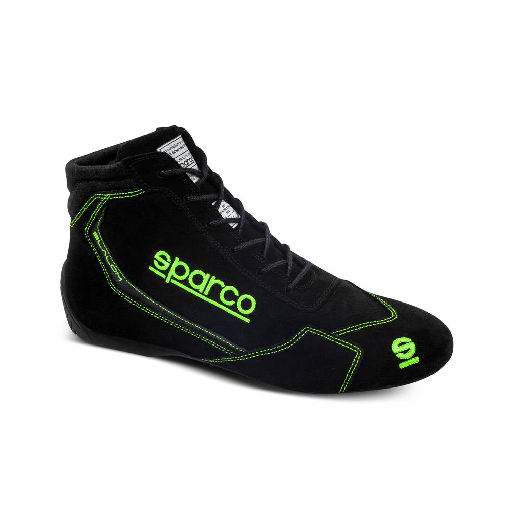 SPARCO 00129536NRVF Racing shoes SLALOM 2022, FIA 8856-2018, black/green, size 36 Photo-0 