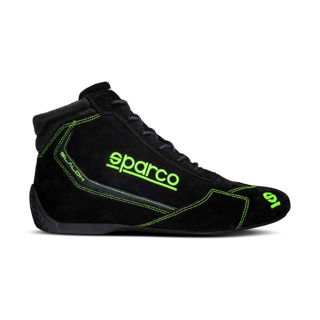 SPARCO 00129539NRVF Racing shoes SLALOM 2022, FIA 8856-2018, black/green, size 39 Photo-1 